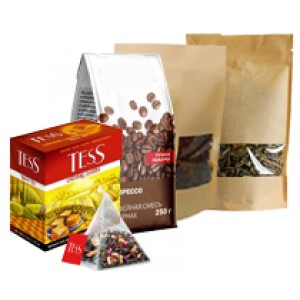 Упаковка для чая и кофе (пакеты, конверты, коробки, тубусы) 