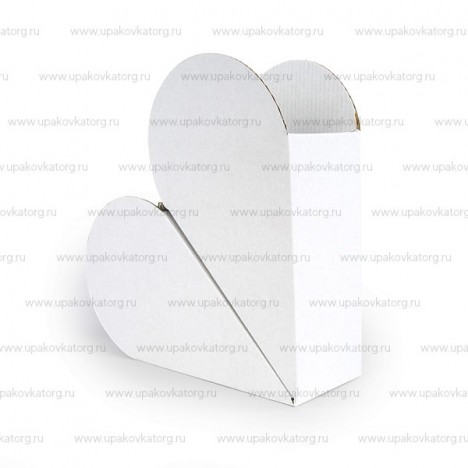 Подарочная коробка "Сердце" самосборная картон
