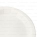 Бумажная тарелка белая 23х23 см