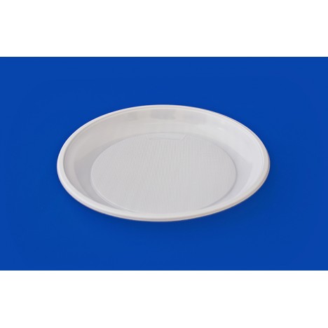 Пластиковая тарелка d-200 мм, ПС