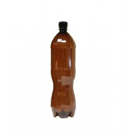 ПЭТ бутылка 1,5 л коричневая без крышки