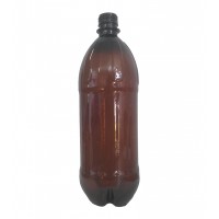 ПЭТ бутылка 1 л 285x75 мм, коричневая
