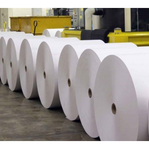 Бумага упаковочная влагопрочная белая в промышленных рулонах 