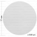 Полипропиленовая круглая этикетка 77х77 мм белая в рулоне