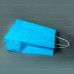 Крафт пакет голубой с кручеными ручками 320х220х130 мм