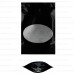 Металлизированный зип пакет черный с окном