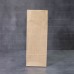 Крафт пакет бумажный в полоску двухслойный 22х8х5 