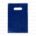 Пакет синий с вырубными ручками ПВД