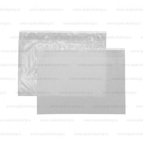 Самоклеящийся конверт A7 с карманом ПВД 12,5x10 см