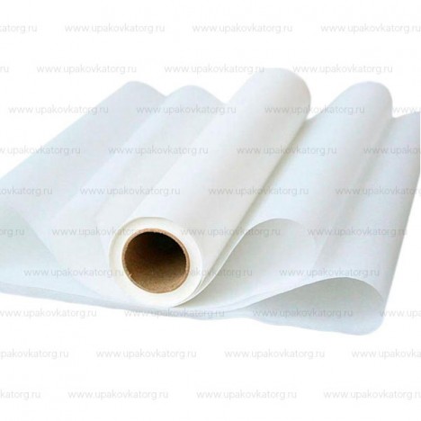 Упаковочная бумага белая 30,5x1000 см для подарков
