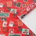 Упаковочная бумага Почта Деда Мороза 70x100 см для подарков