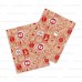 Упаковочная бумага красная крафт 70x100 см для подарков