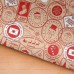 Упаковочная бумага красная крафт 70x100 см для подарков