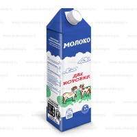 Тетра Пак для молока с острым верхом 0,5 - 1,5 л