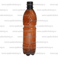 Бутылка для кваса объёмом 0,5 л коричневая