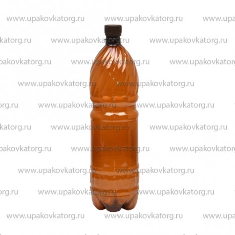 Бутылка для кваса объёмом 2 л коричневая
