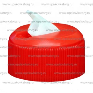 Пластиковая крышка со встроенным носиком-дозатором, диаметр 30 мм