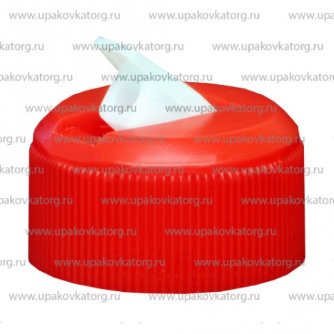 Пластиковая крышка со встроенным носиком-дозатором, диаметр 30 мм