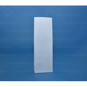 Бумажный пакет  в полоску с полиэтиленовым покрытием