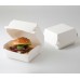 Коробка для гамбургера белая