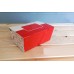 Коробка для упаковки фаст-фуда без печати 150x91x70 мм