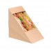Контейнер для бутерброда крафт с окном
