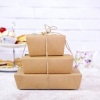 Коробки из крафт-картона для еды