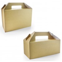 Коробка из картона с ручками