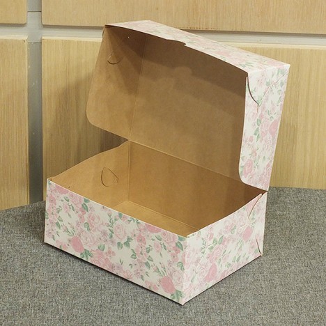 Коробка под пирожное большая, картон