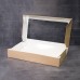 Коробка прямоугольная для зефира с окном