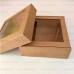 Коробка для орехов с окном картонная