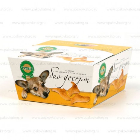 Коробки для собачьих печений картонные
