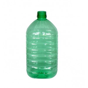 Бутылка 5л техническая, зелёная в комплекте с колпачком и ручкой