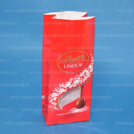 Пакет для конфет 220x90x50мм, бумажый, ламинированный