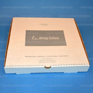 Коробка для пиццы 330x330x40 мм белая