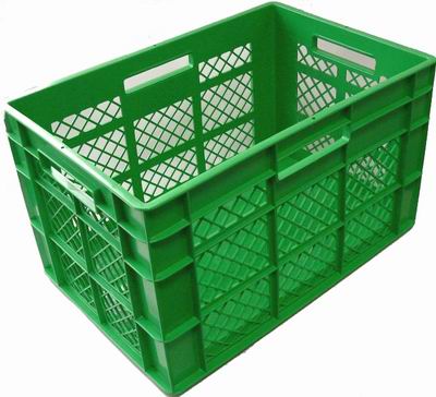 Зеленый пластиковый ящик