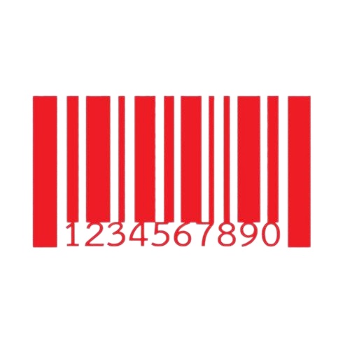 Пример красного штрих-кода