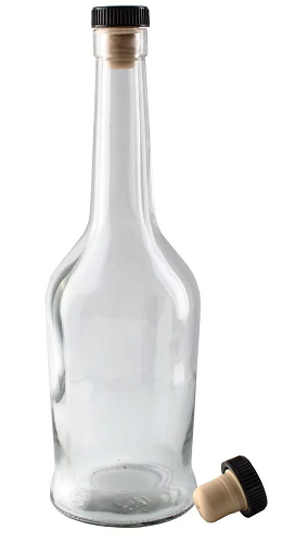 Бутылка с двухкомпонентной Т-образной пробкой Камю