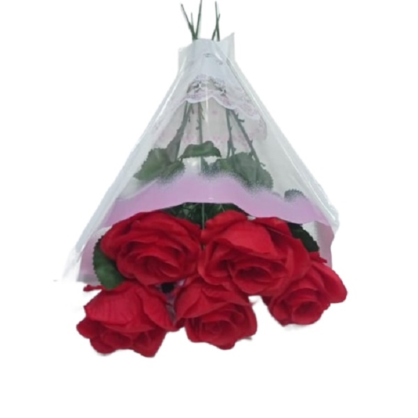 Розы в пакете рюмка для цветов прозрачном 14х60х60 см