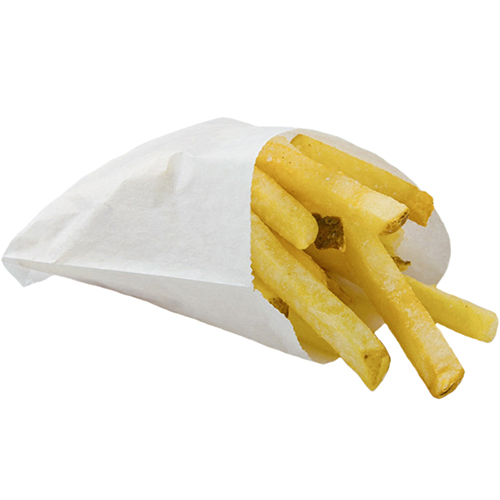 Пакеты бумажные одноразовые для картошки фри и фаст-фуда