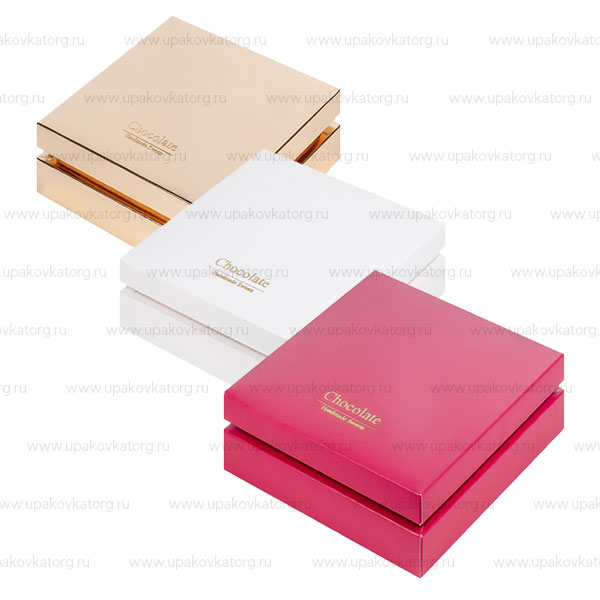 Коробка для 25 конфет премиум качества со съемной крышкой