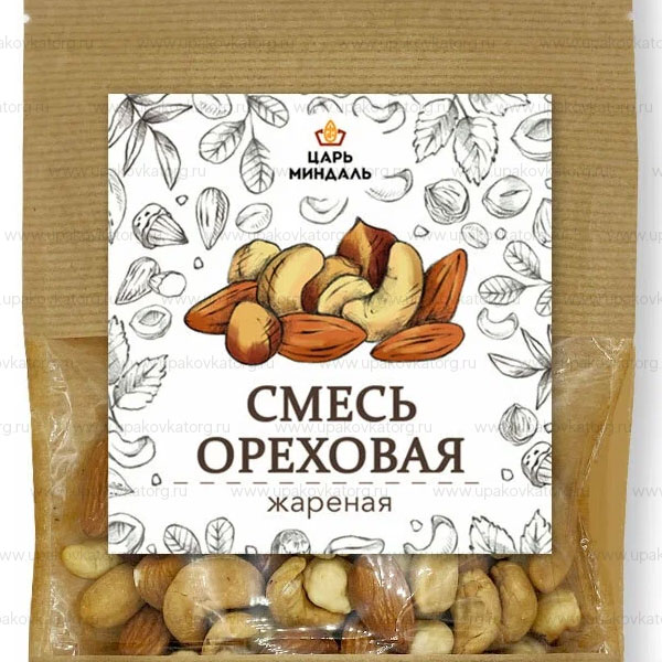 Изготовление наклеек для орехов и сухофруктов заказать Москва