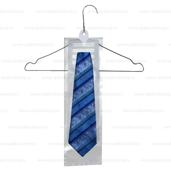 Пакет с вешалкой для галстука купить оптом Москва