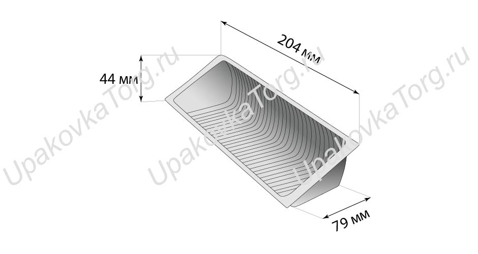 Схематичное изображение товара - Коррекс 204x79x44 мм, ОПС