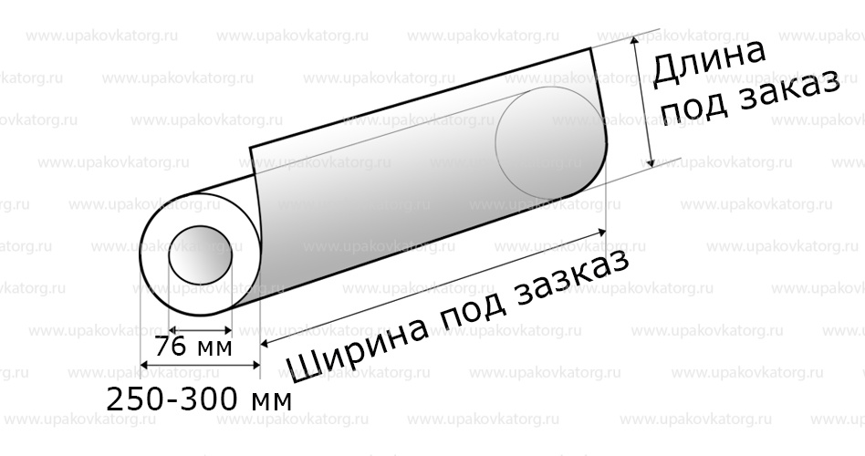 Схематичное изображение товара - Алюминиевая фольга кашированная бумагой 30 г/м2