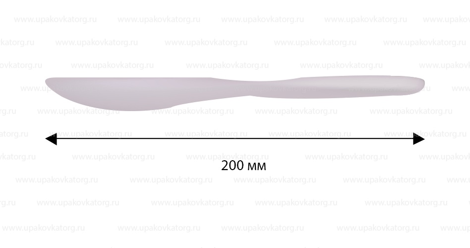 Схематичное изображение товара - Нож большой 200 мм из кукурузного крахмала
