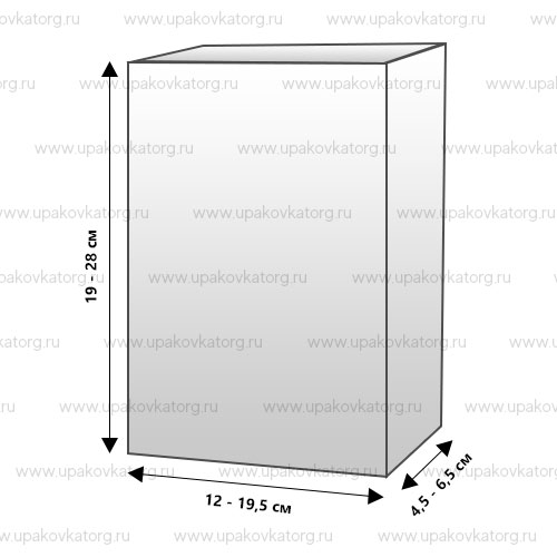 Схематичное изображение товара - Картонная упаковка для бакалейной продукции
