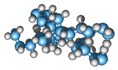 модель структуры полимера