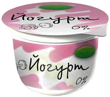 Пластиковая упаковка для йогуртов купить