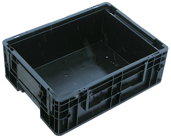 Ящик пластиковый для инструментов черный